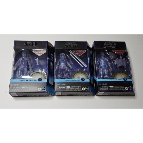Star Wars Black Series Holocomm Collection Action Figure Bundle - Picture 1 of 9